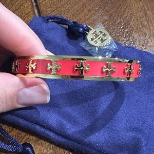 NIB Tory Burch Bangle With Bag